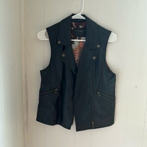 Sanctuary Clothing Faux Leather Vest